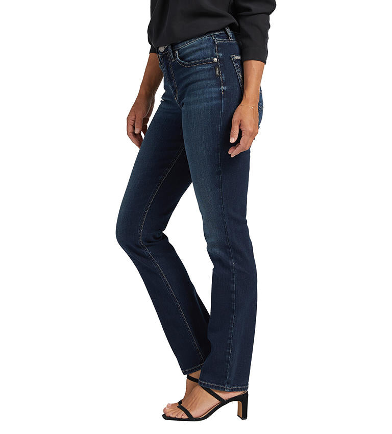 SILVER WOMENS AVERY STRAIGHT LEG JEAN