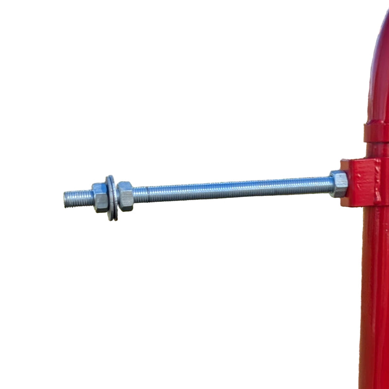 14 ' Border Gates Red 5-Bar