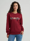 WRANGLER WOMENS WRANGLER GRAPHIC CREW SWEATSHIRT