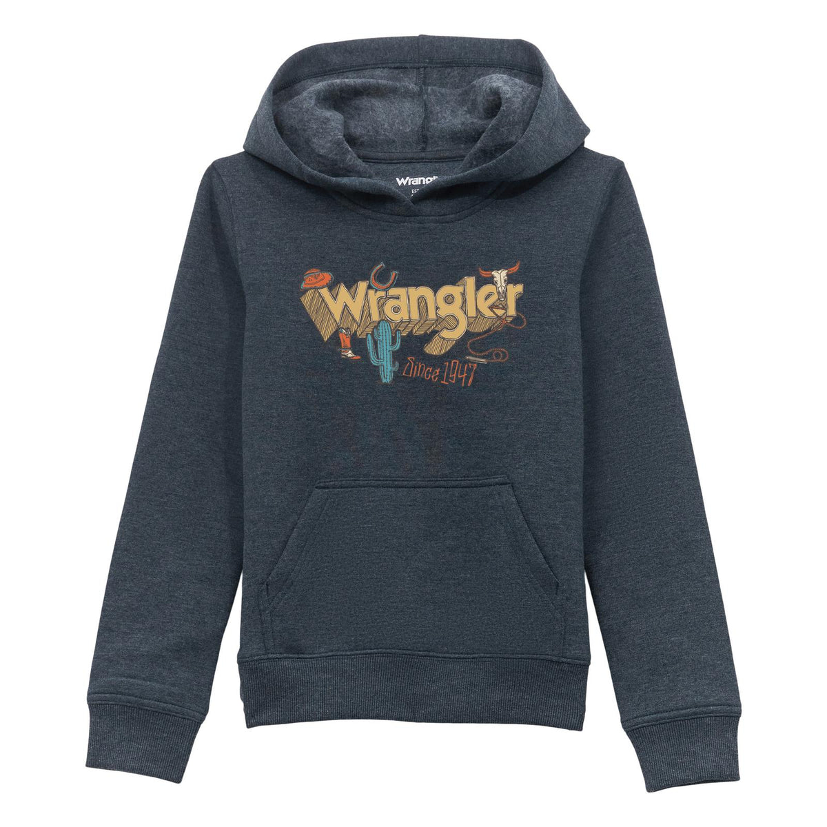 WRANGLER BOYS HOODIE - DARK SAPPHIRE