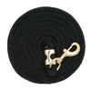 WEAVER LEATHER POLY LEAD ROPE 10' WITH SOLID BRASS SNAP - SOLID COLORS