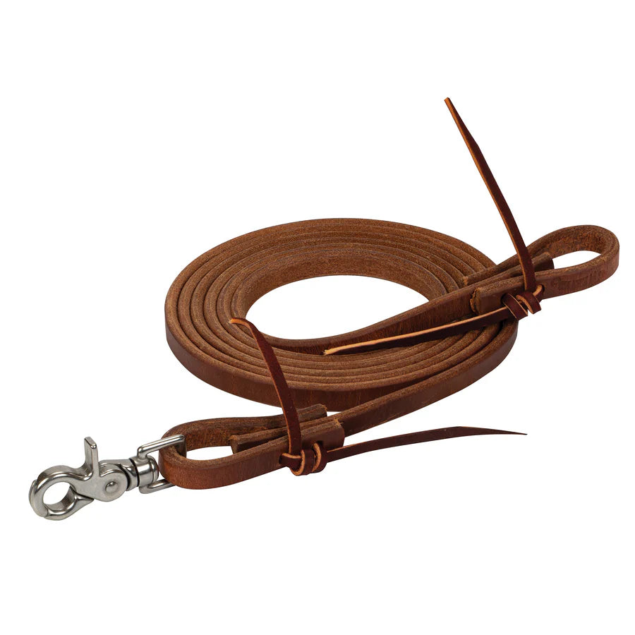 WEAVER LEATHER ROPER REIN 1/2"X7' - HERMAN OAK X7' - HERMAN OAK