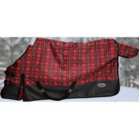 GOLIATH MINI/PONY 1200D WINTER TURNOUT 200G - RED/BLACK (sizes 36" up to 66")