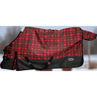 GOLIATH MINI/PONY 1200D WINTER TURNOUT 200G - RED/BLACK (sizes 36" up to 66")