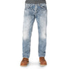 SILVER MENS EDDIE ATHLETIC TAPERED LEG - LIGHT DENIM