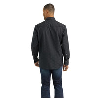 WRANGLER MENS RODEO BEN LONG SLEEVE SHIRT - BLACK