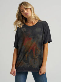 WRANGLER X LAINEY WILSON HORSE OVERSIZED TEE