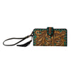 MYRA WESTERN SWING HAND TOOLED WRISTLET WALLET