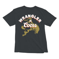 WRANGLER WOMENS X COORS CANADA BEST IN THE WEST TEE- BLACK