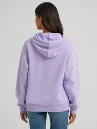 2026 - WRANGLER WOMENS BOLD LOGO HOODIE - PASTEL PURPLE