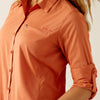 ARIAT WOMENS VETTCK STRETCH SHIRT - LANGOUSTINO