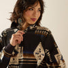 ARIAT WOMENS SIENNA 1/2 ZIP SWEATSHIRT - THORNSTONE PRINT