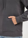WRANGLER MENS LONG LIVE COWBOYS HOODIE - WORN GREY