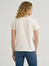 WRANGLER WOMEN GRAPHIC RETRO TEE - WHISPER WHITE