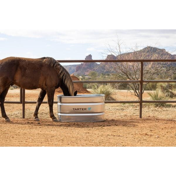 Tarter Galvanized 100 Gallon Stock Tank 2 x2 x4 Oval Bridle Path tarter-galvanized-100-gallon-stock-tank-2-x2-x4-oval-bridle-path