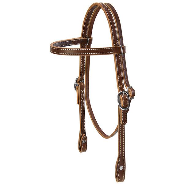 WEAVER LEATHER PONY LEATHER BROWBAND HEADSTALL - SUNSET