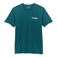 WRANGLER MENS TEE - CYAN PEPPER HEATHER