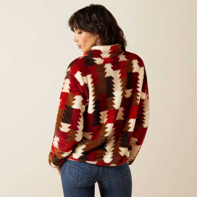ARIAT WOMENS BERBER SNAP FRONT SWEATSHIRT