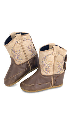 OLD WEST INFANT POPPETS - BROWN