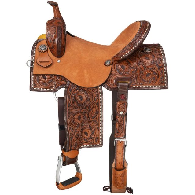 SILVER ROYAL AUTRY BARREL SADDLE