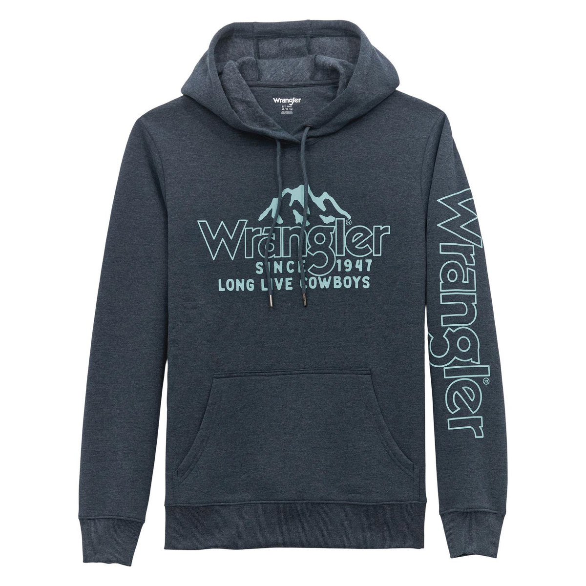 WRANGLER MENS WESTERN HOODIE - DARK SAPPHIRE