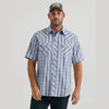 WRANGLER MENS SHORT SLEEVE COMPETITION SHIRT - RIVER PLAID