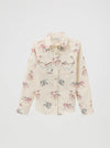 WRANGLER GIRLS COWBOY HORSE PRINT SNAP SHIRT