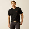 ARIAT MENS NAP MOUNTAIN TEE SHIRT - BLACK