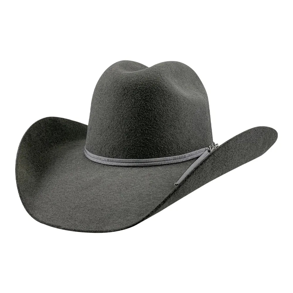 Tombstone 10 Stars Texan Wool East West Cowboy Hat - Gris Granto