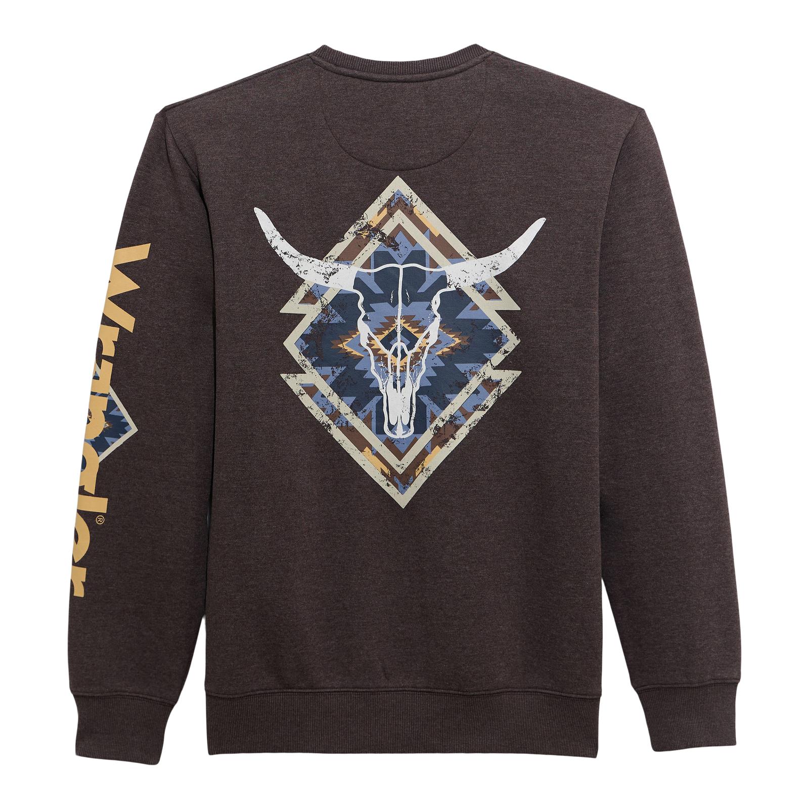 WRANGLER MENS CREW PULLOVER - MOLE