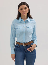 WRANGLER WOMENS WESTERN BUTTON DOWN SHIRT