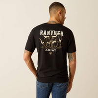 ARIAT MENS AMERICAN RANCHER TEE SHIRT