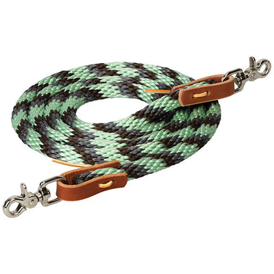 WEAVER LEATHER 3/8" x 8' ROPING REIN