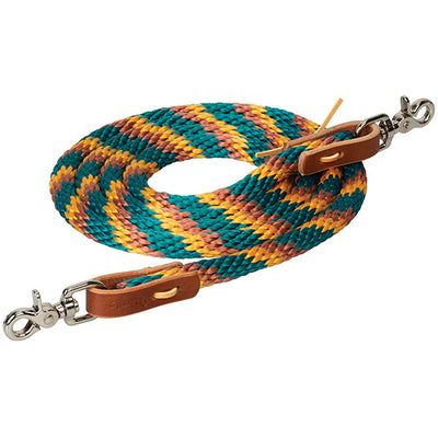 WEAVER LEATHER 3/8" x 8' ROPING REIN