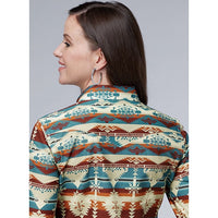 ROPER WOMENS AZTEC SERAPE WESTERN SHIRT