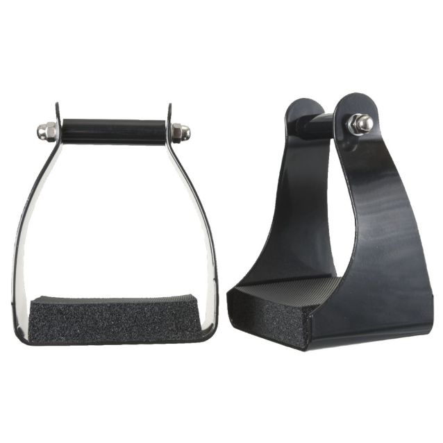 TOUGH 1 ALUMINUM ENDURANCE TRAIL STIRRUPS - 3" NECK