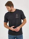 WRANGLER MENS BACK GRAPHIC TEE - BLACK