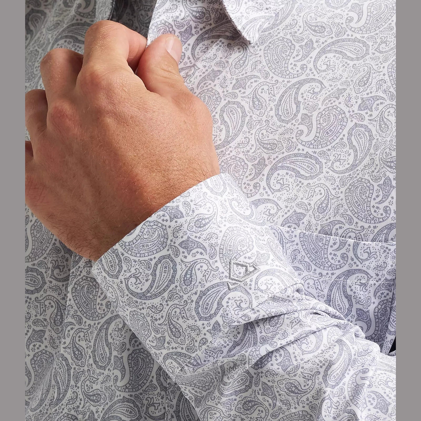 2026 - WRANGLER MENS CODY JOHNSON ONE POCKET BUTTON DOWN SHIRT - PAISLEY