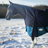 NORDIC STORM BREAKER 1200D - 100G HIGH NECK NAVY WITH TEAL BOTTOM TURNOUT
