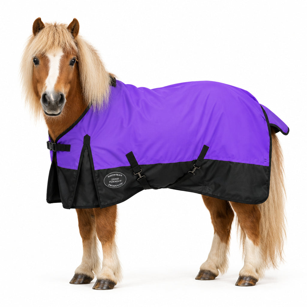 Mini/Pony 1200D Waterproof and Breathable Turnout Blanket - 300G