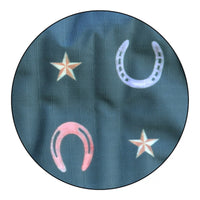 CENTURY HORSESHOES & STARS TURNOUT - 1200D - 300G - HUNTER GREEN
