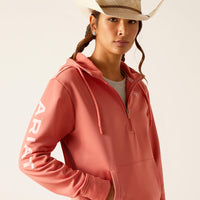 ARIAT WOMENS TEK HOODIE 1/2 ZIP