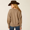 ARIAT WOMENS MARSH SWEATSHIRT - BRINDLE