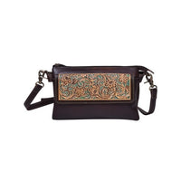 MYRA MAGNOLIA MORN HAND TOOLED BAG