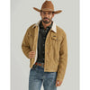 WRANGLER MENS SHERPA LINED CORDUROY JACKET - WHEAT