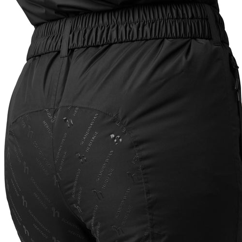 HORZE ANNICA WATERPROOF PADDED RIDING FULL GRIP OVERALL - BLACK
