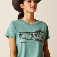 ARIAT WOMENS WHOLESOME HEFFERS TEE SHIRT