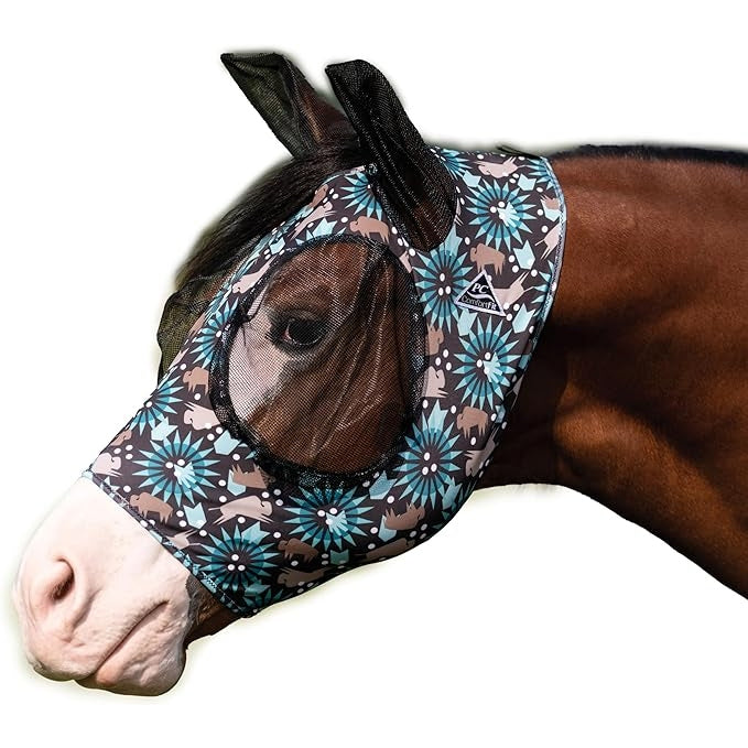 PROFESSIONAL'S CHOICE COMFORT FIT LYCRA FLY MASK - 2024