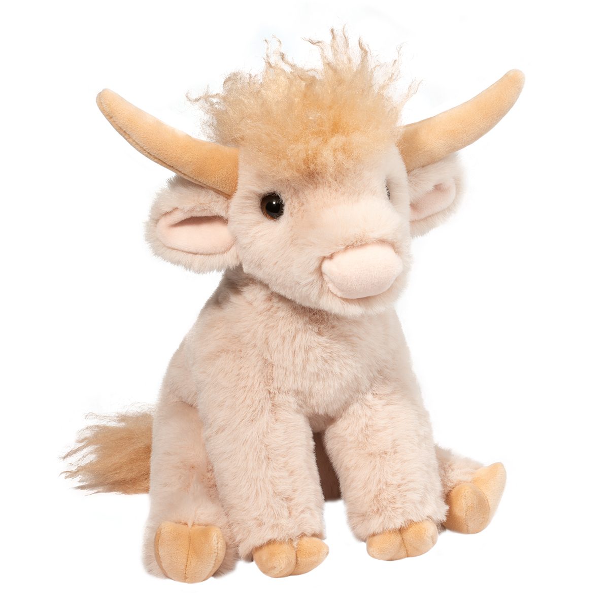 DOUGLAS TOYS LADDIE SOFT CREAM HIGHLAND COW