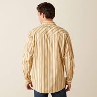 ARIAT MENS TOMMY CLASSIC FIT SHIRT - BEIGE